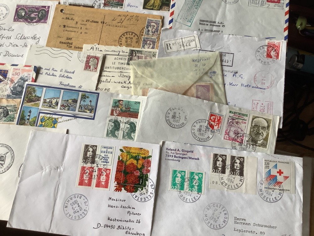 France postal covers 20 items Ref A1892