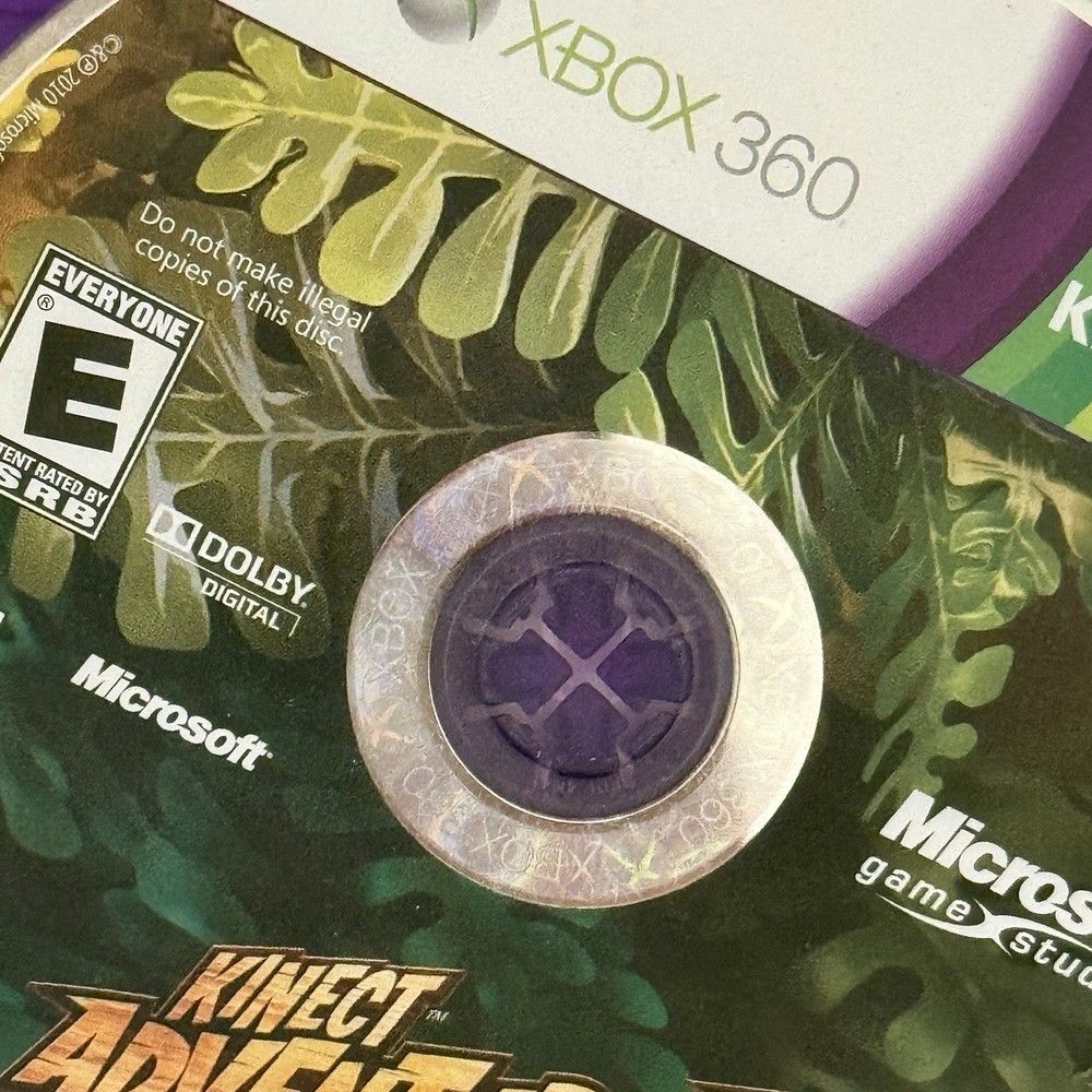 OEM Microsoft Xbox 360 Kinect Motion Sensor Bar + Kinect Adventures! Complete
