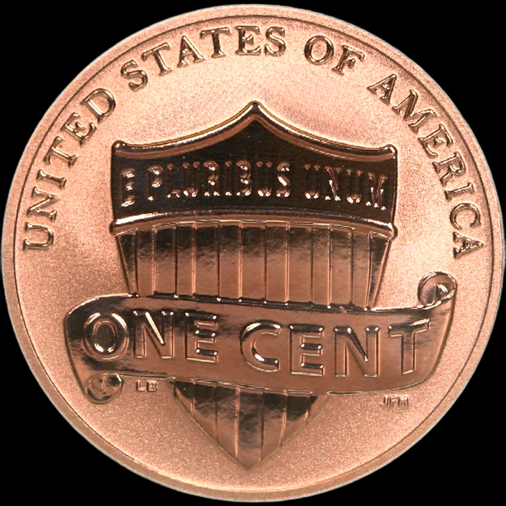 2018-S Lincoln Cent REVERSE PROOF -VERY RARE 50th Anniv Solid Gem Reverse Proof