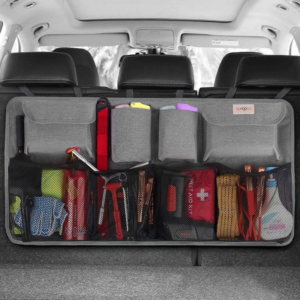 Versatile Waterproof Trunk Organizer - 8 Compartments for Ultimate Storage