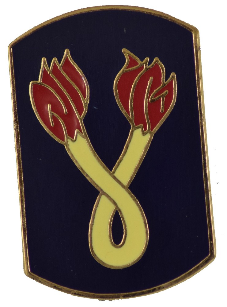 196TH INF HAT PIN