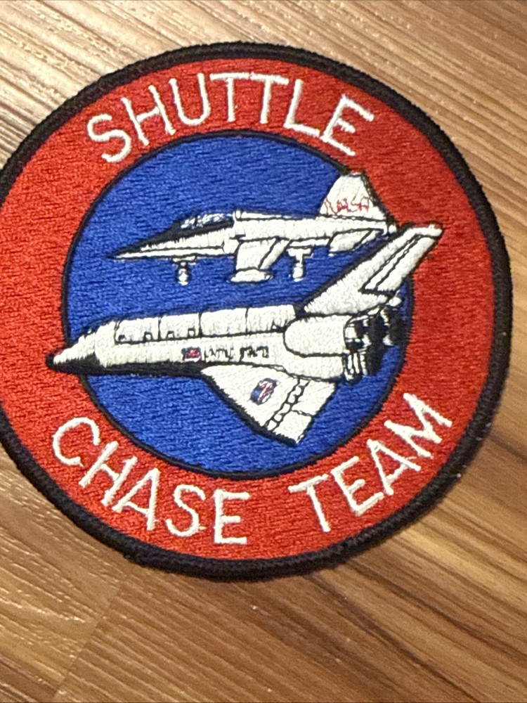 SPACE SHUTTLE PATCH CHASE TEAM