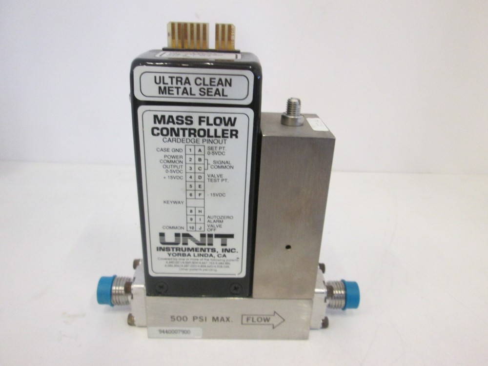 Unit Instruments, UFC-1160A, Mass Flow Controller, 1 SLM, O2, Used