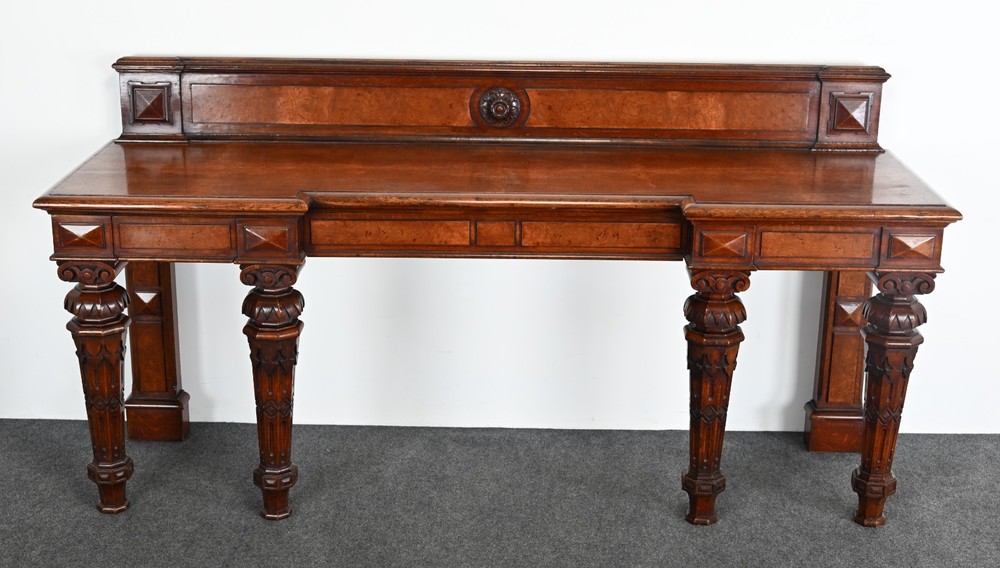 19th Century Gothic Sideboard or Huntboard