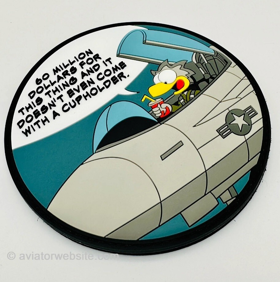 "CUP HOLDER" - PVC MILITARY MORALE PATCH