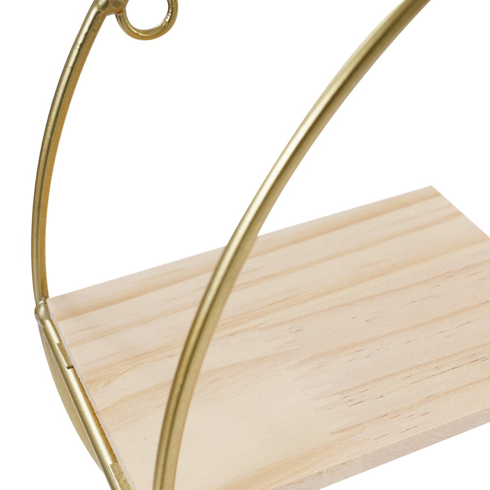 3-tier Round+ Moon Storage Display Rack Storage Display Rack Wall Mounted Shelf