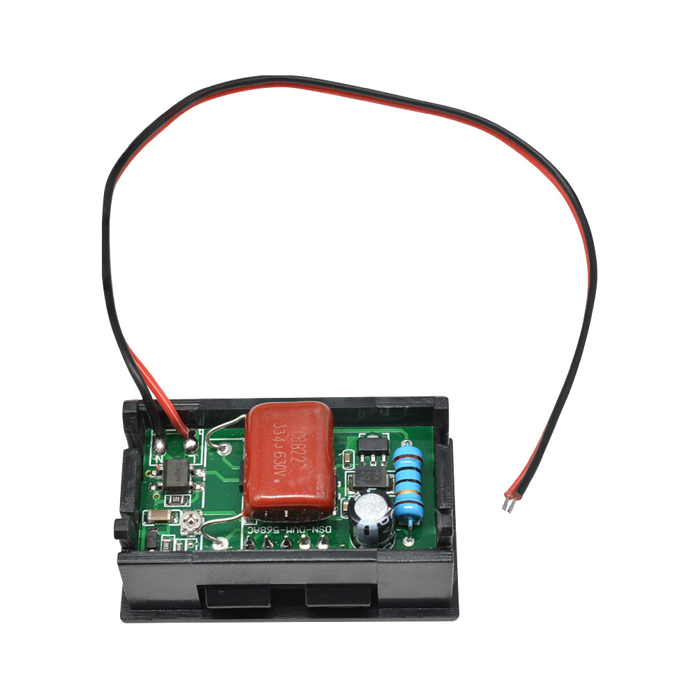 0.56"LED Red 2-Wire Voltmeter Digital Voltage AC70-500V Panel Volt Ammeter Meter