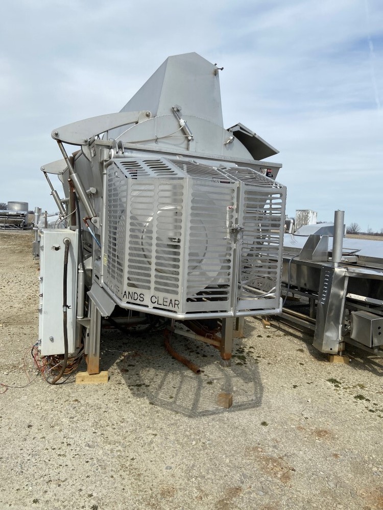 FPEC Model 814 intermeshing Vacuum C02 paddle blender, 6000 lbs. capacity