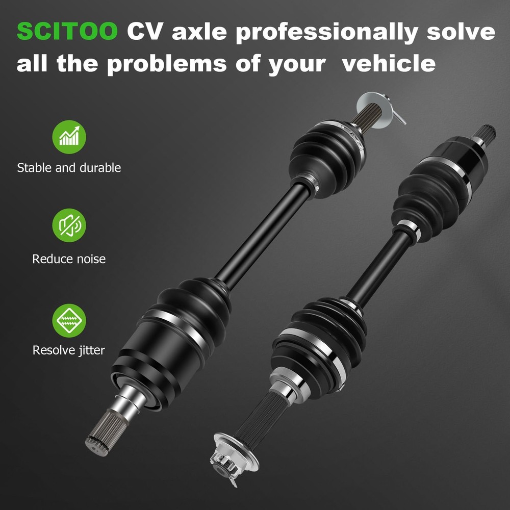 Pair Front Right & Left CV Joint Axles For 2002-2007 Suzuki Eiger 400