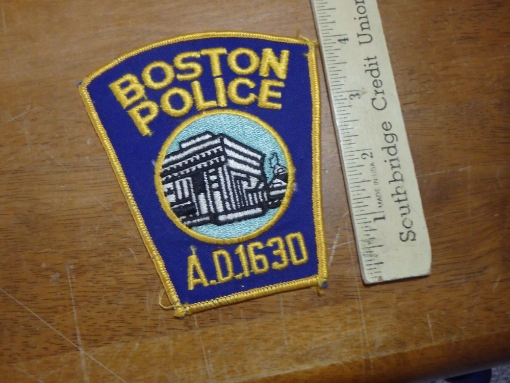 BOSTON  MASSACHUSETTS  VEST OBSOLETE PATCH BX sp #2