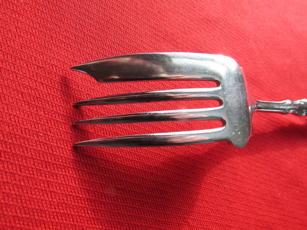 1900 Webster aka Warren Pattern Fish Serving Fork By S & G Rogers Silver Plate