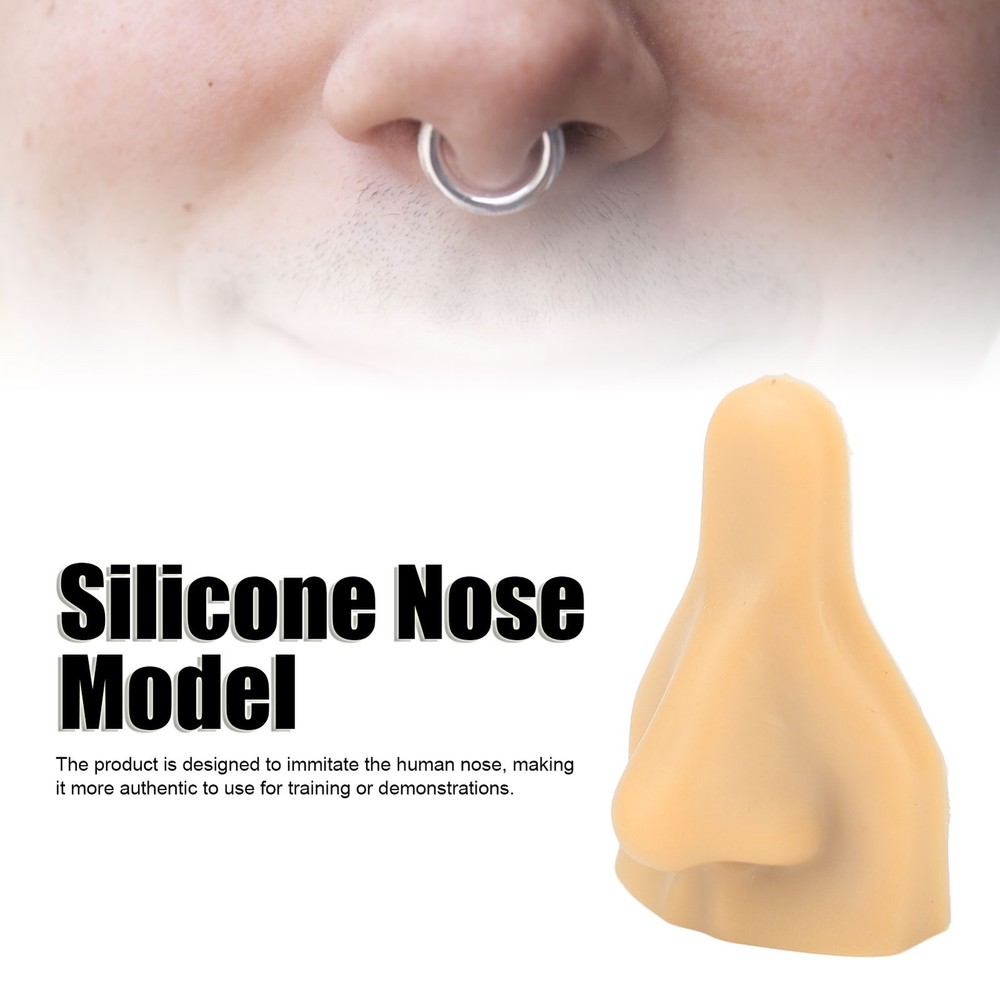 Authentic Silicone Flexible Nose Model For Practicing Suture School