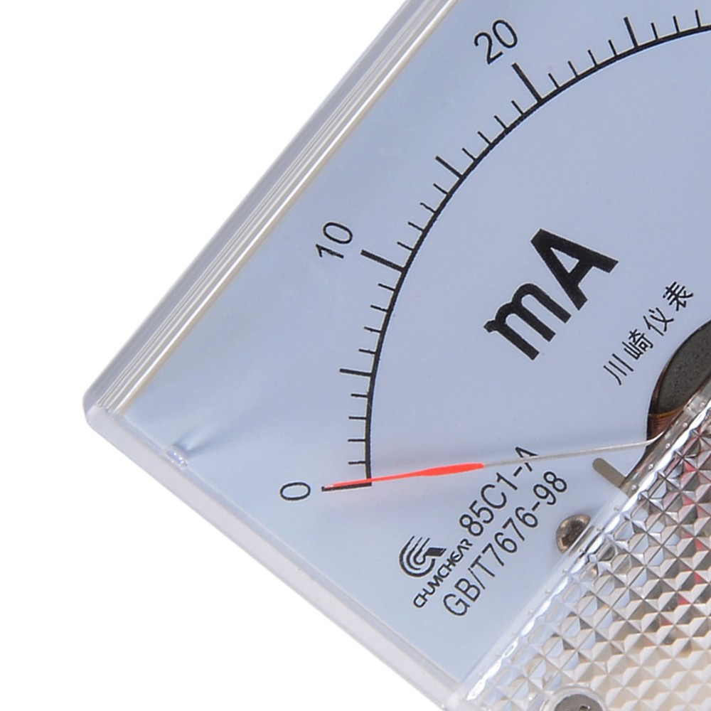 85C1-A Analog Current Panel Meter DC 30mA Ammeter with Pulse