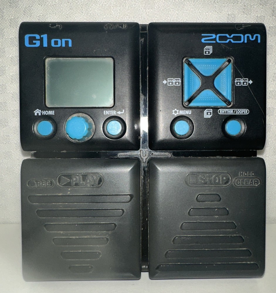 Zoom G1on Multi Effects Guitar Effect Pedal Drum Machine Looper Stomp Box