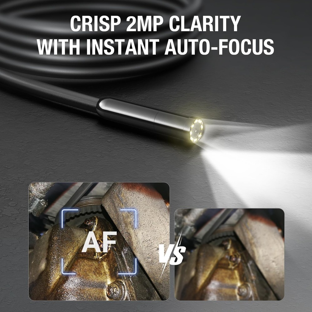 HD Borescope Camera 16.5ft Autofocus