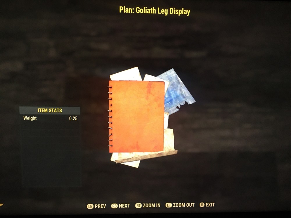 (Xbox) Goliath Leg Display