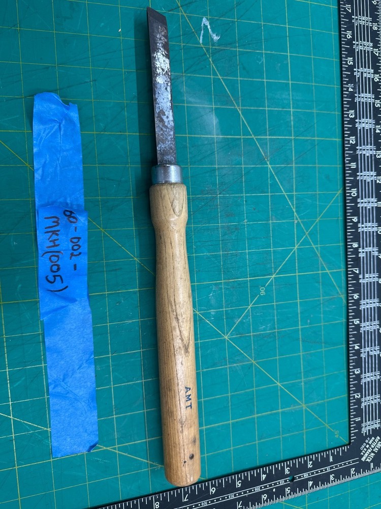 Vintage Set of 3 AMT Wood Carving Hand Gouges Chisel