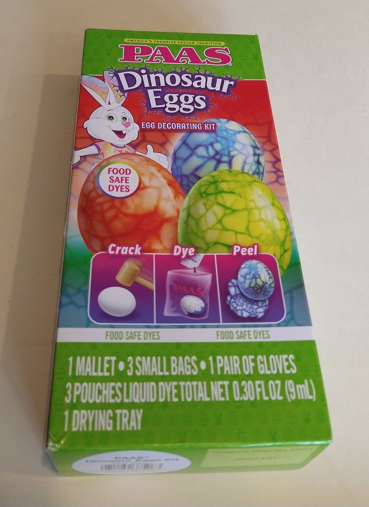 PAAS Dinosaur Eggs Decorating Kit - NIB!