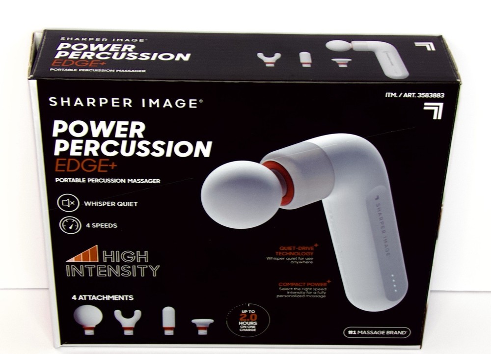 Sharper Image Power Percussion Edge+ Portable Percussion Massager