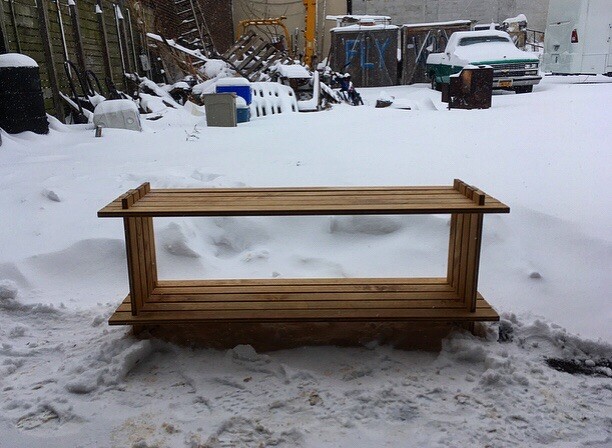 bench/ Coffee Table With Storage