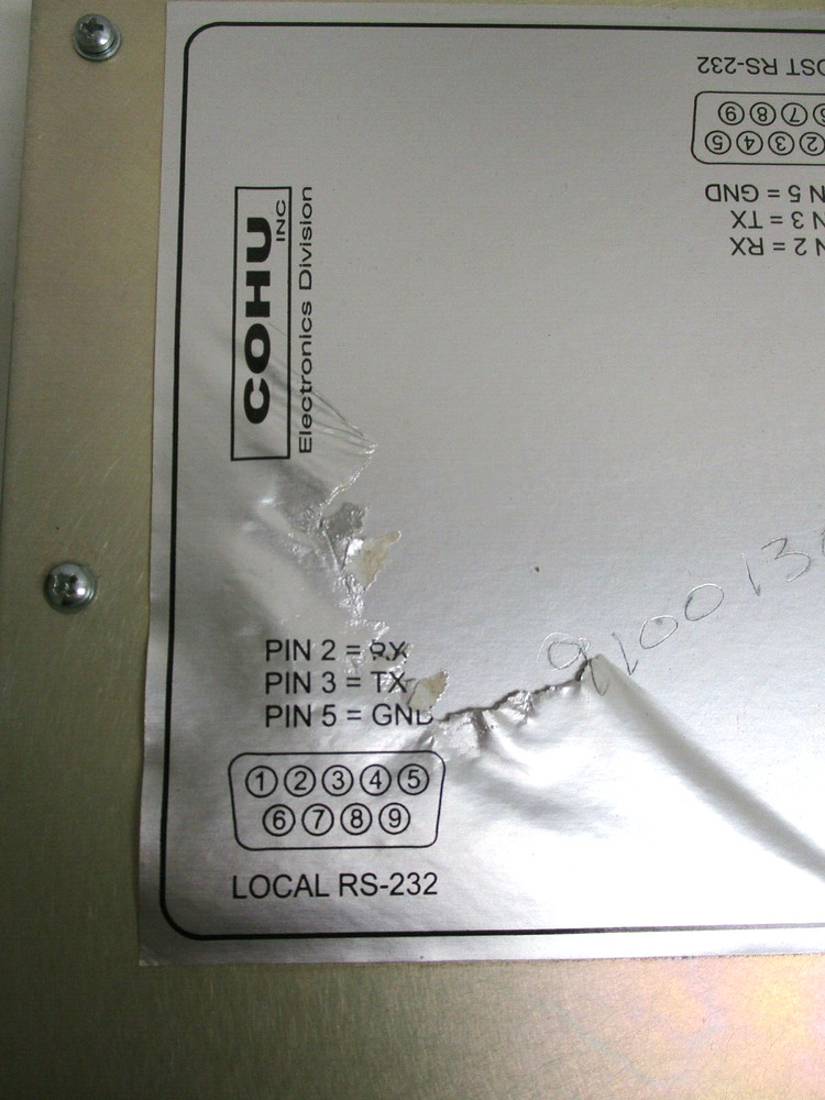 COHU, 9305-0100, AUDIO VISUAL CONTROL MODULE , USED