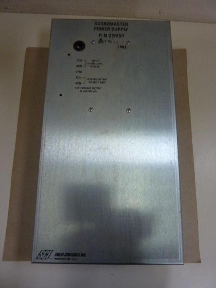 SOLID CONTROLS Power Supply 25951 Used #63142