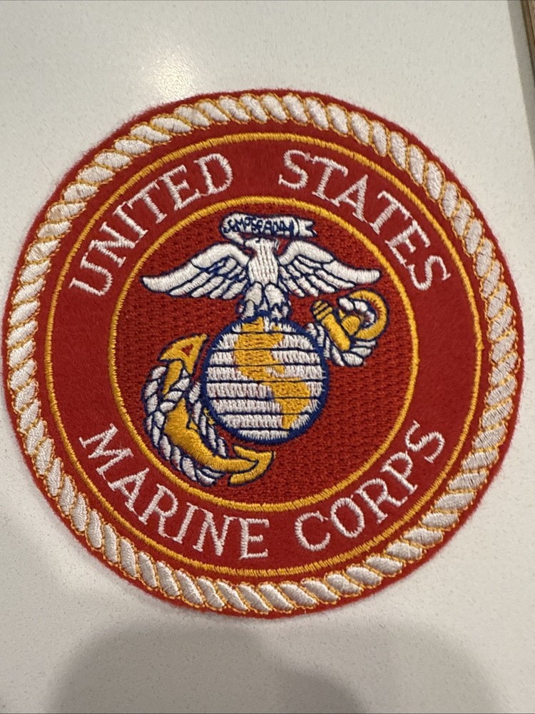 USMC Marines Squadron Patch: USMC Flag Patch, Eagle Globe Anchor EGA