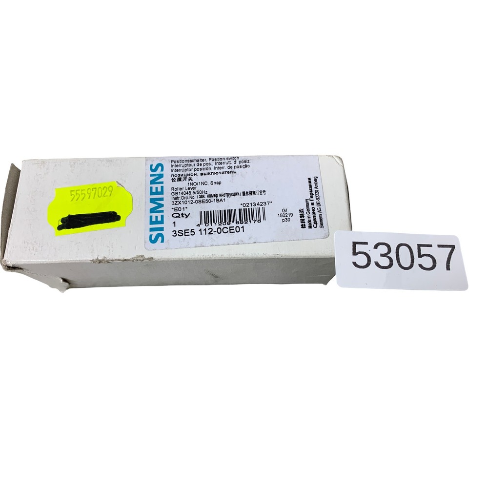 Siemens 3SE5 112-0CE01 Position Switch