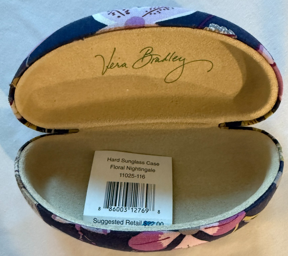 VERA BRADLEY EYEGLASS CASES (DIFFERENT STYLES,PATTERNS, VARIATIONS) (D-13)