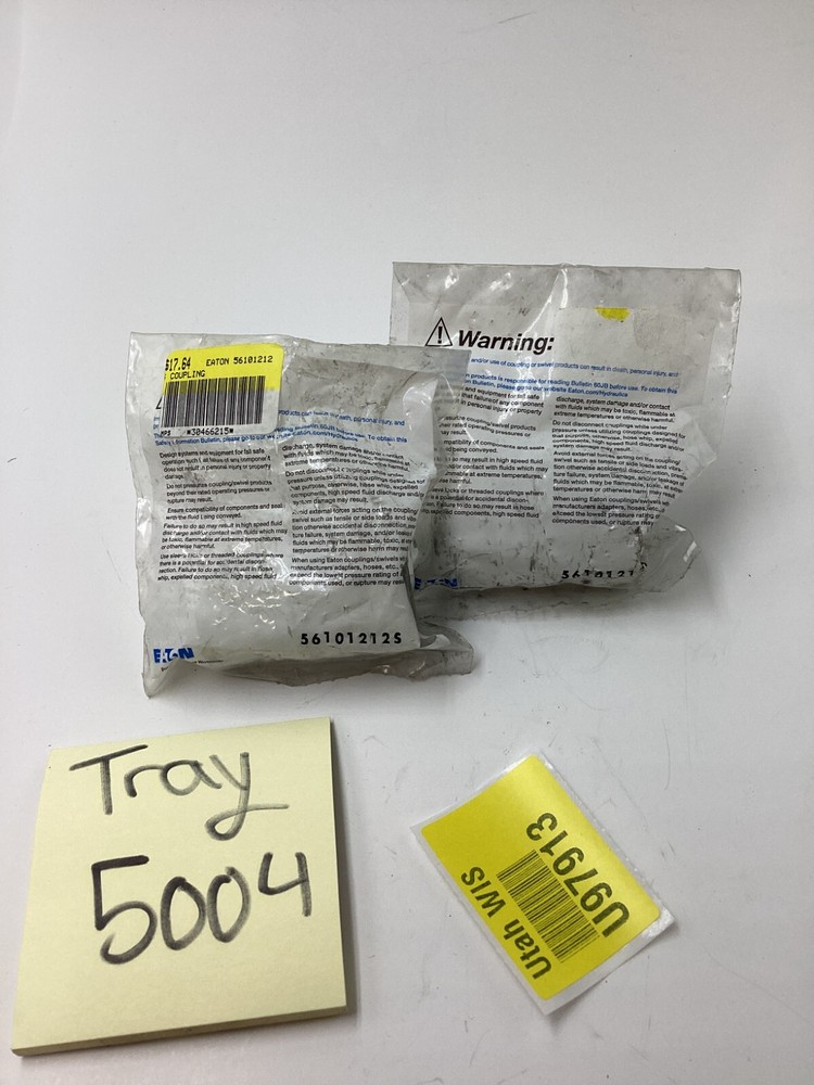 (QTY 2) Eaton 5610-12-12S Quick Disconnect Coupling