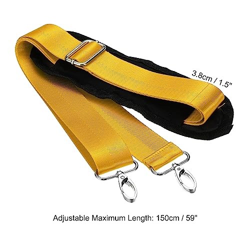 Shoulder Strap, Nylon Adjustable Replacement Strap with Anti-Slip Yellow