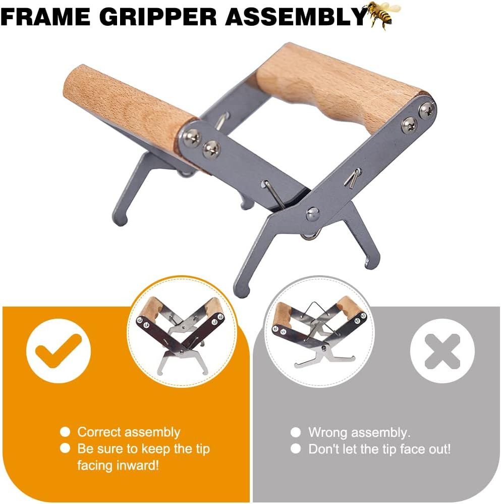 5Pc Honey Harvest Kit Double Sieve Strainer Beekeeping Filter Tool Set