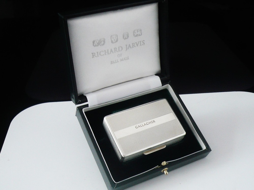 Gallagher Sterling Silver Multi Purpose Box, Peter John Doherty 2007 (cased)