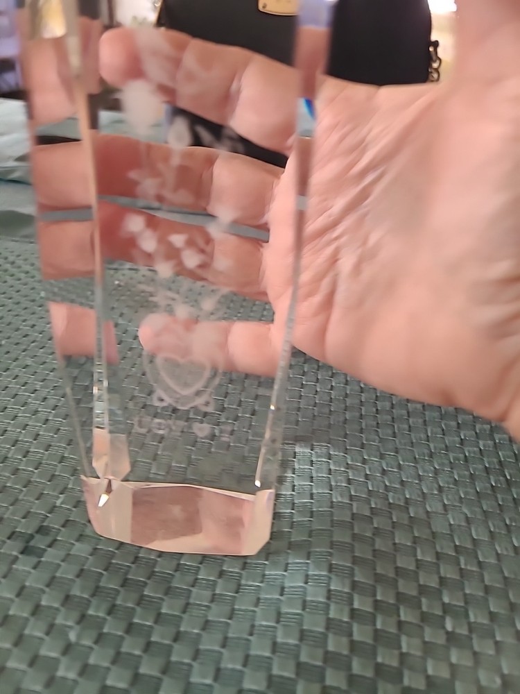 3D ETCHED PAPER WEIGHT