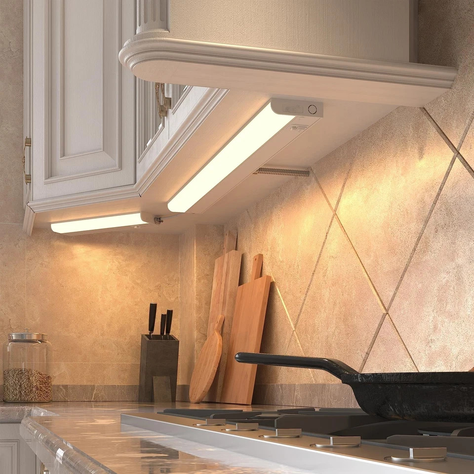GETINLIGHT 30-inch Hardwired Only 3 Color LED Under Cabinet Lighting, Selectable