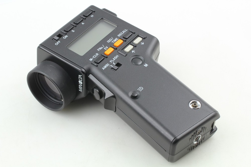 【 Top MINT w/Case 】 Minolta Spotmeter F Digital Light Exposure Meter From JAPAN