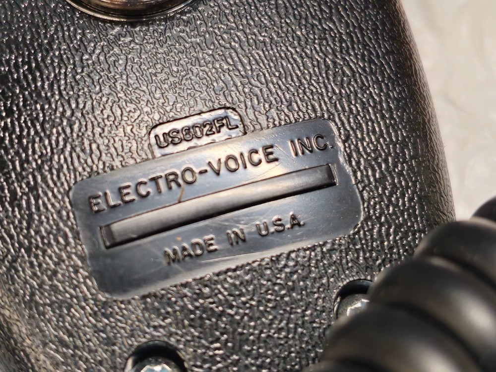 Electro Vice EV Microphone Mic 602-1054 US602FL Dynamic USA