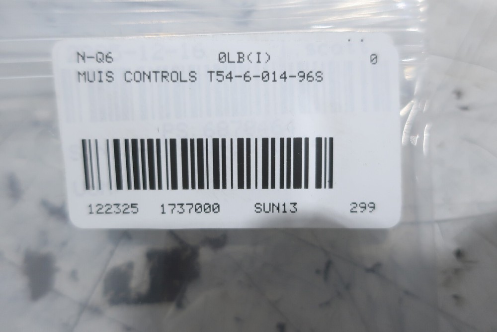 Muis Controls T54-6-014-96S Variable Area Flow Meter 1-10lpm