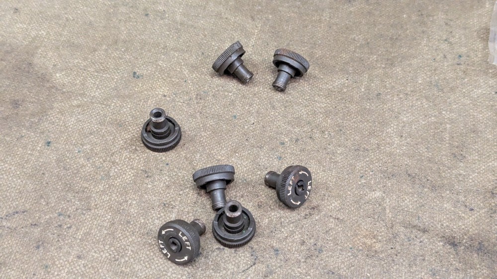 unmarked M1 Garand rear sight windage knobs