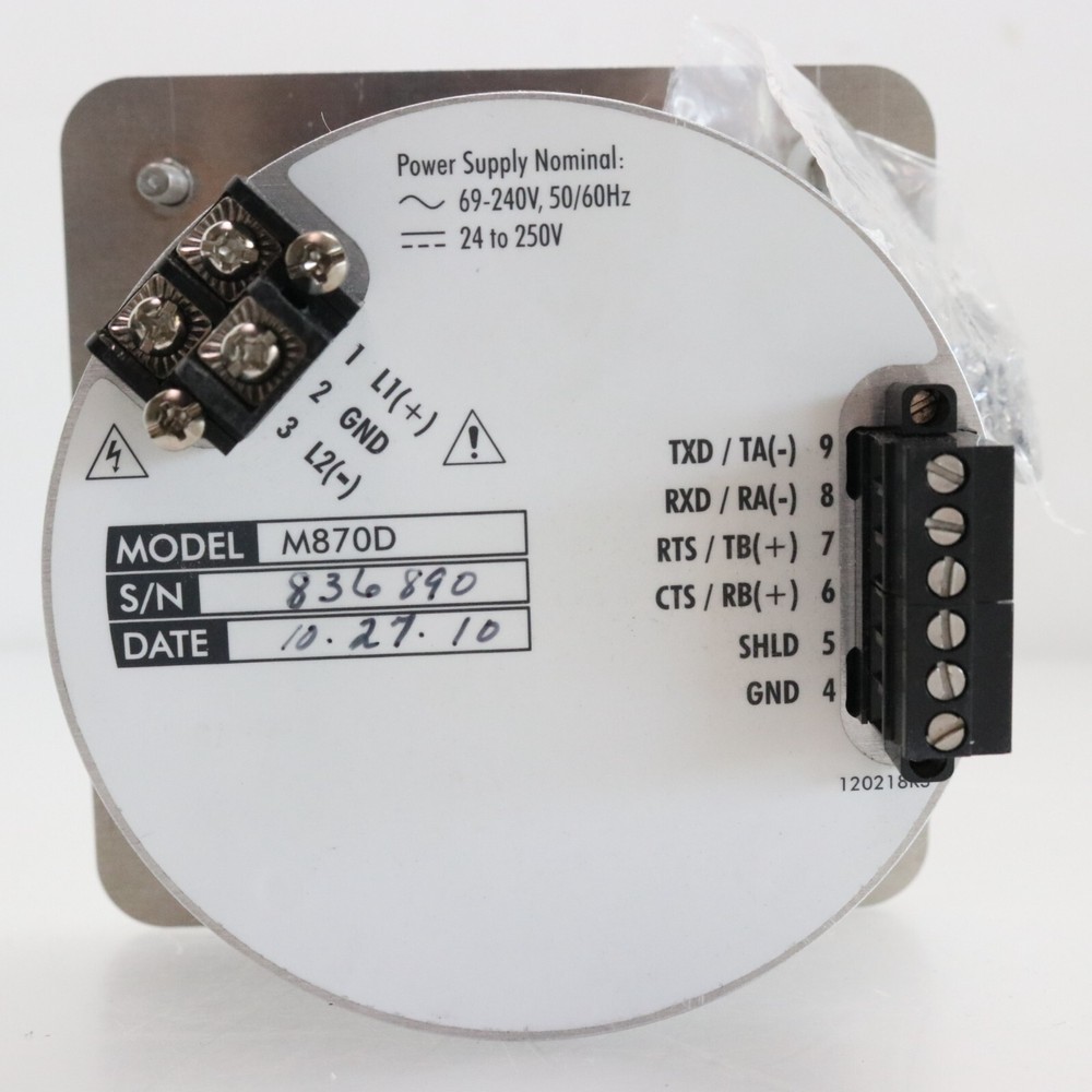 Bitronics M870D Display Unit, Remote / Local Measured or Calculated Parameters
