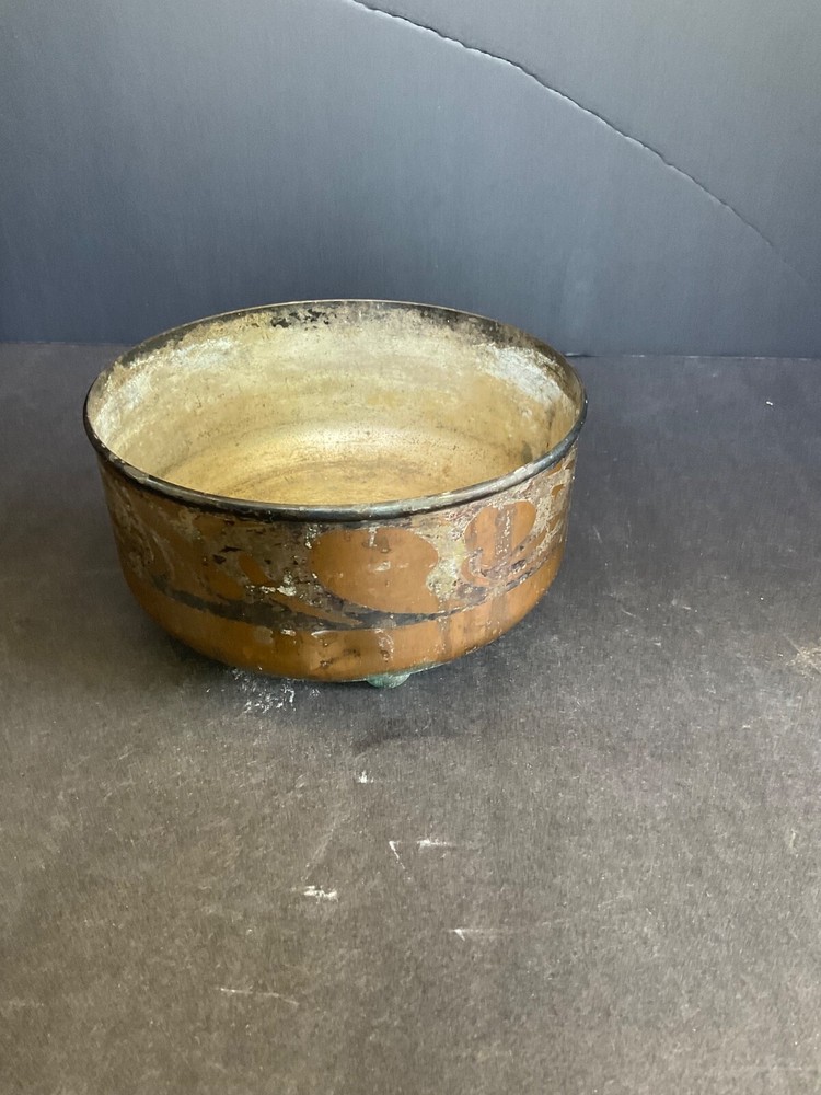 Antique Benedict Viking Silver Copper Bowl