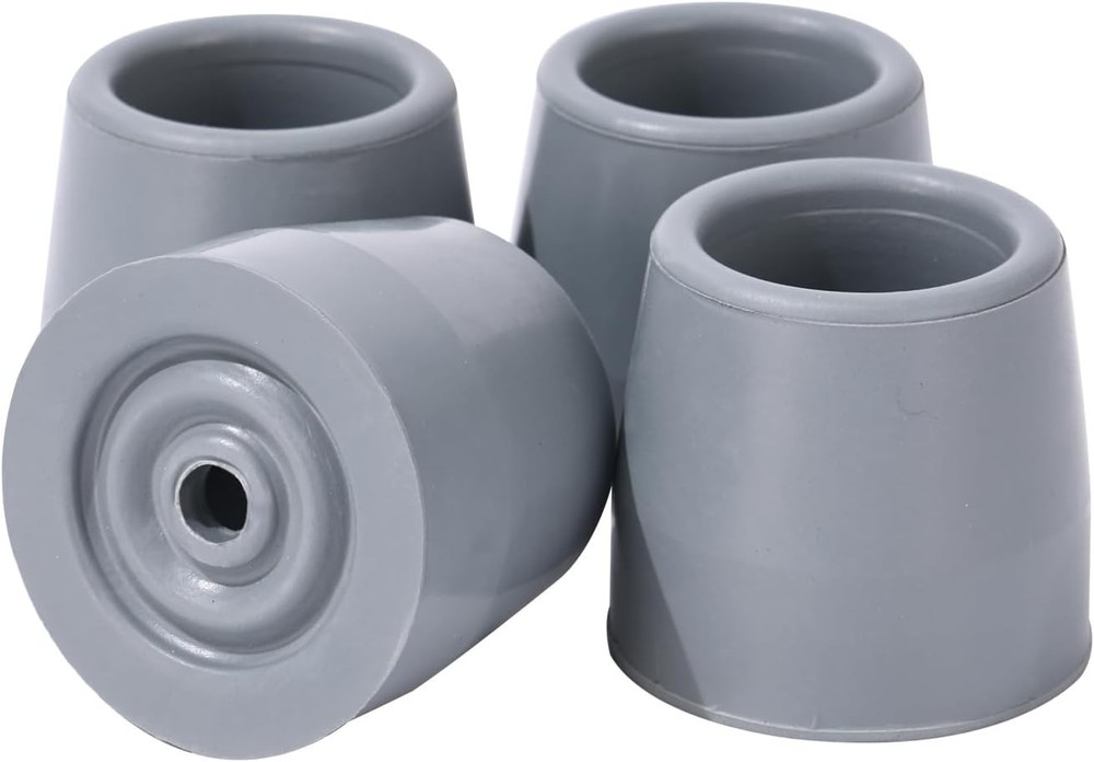 4PCS Rubber Walker Tips 1 Inch Heavy Duty Replacement Tips New
