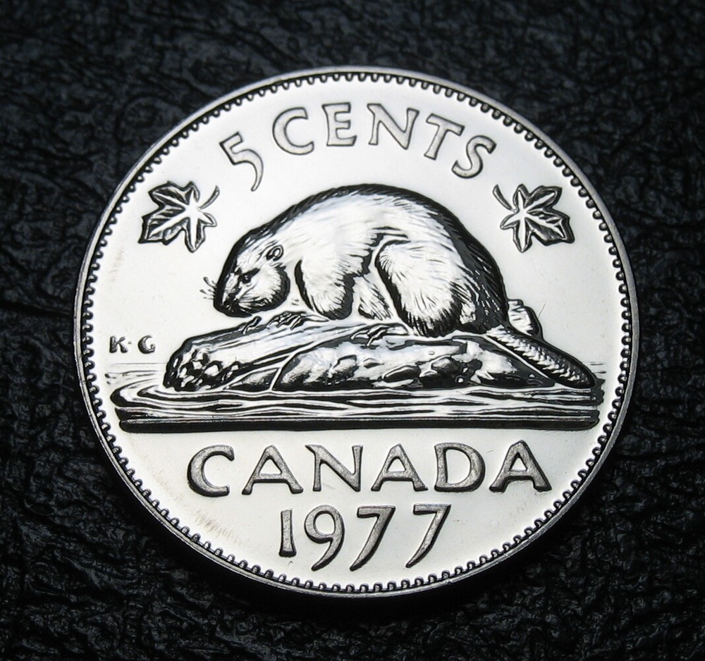 Canada 1977 5-cent Specimen Uncirculated