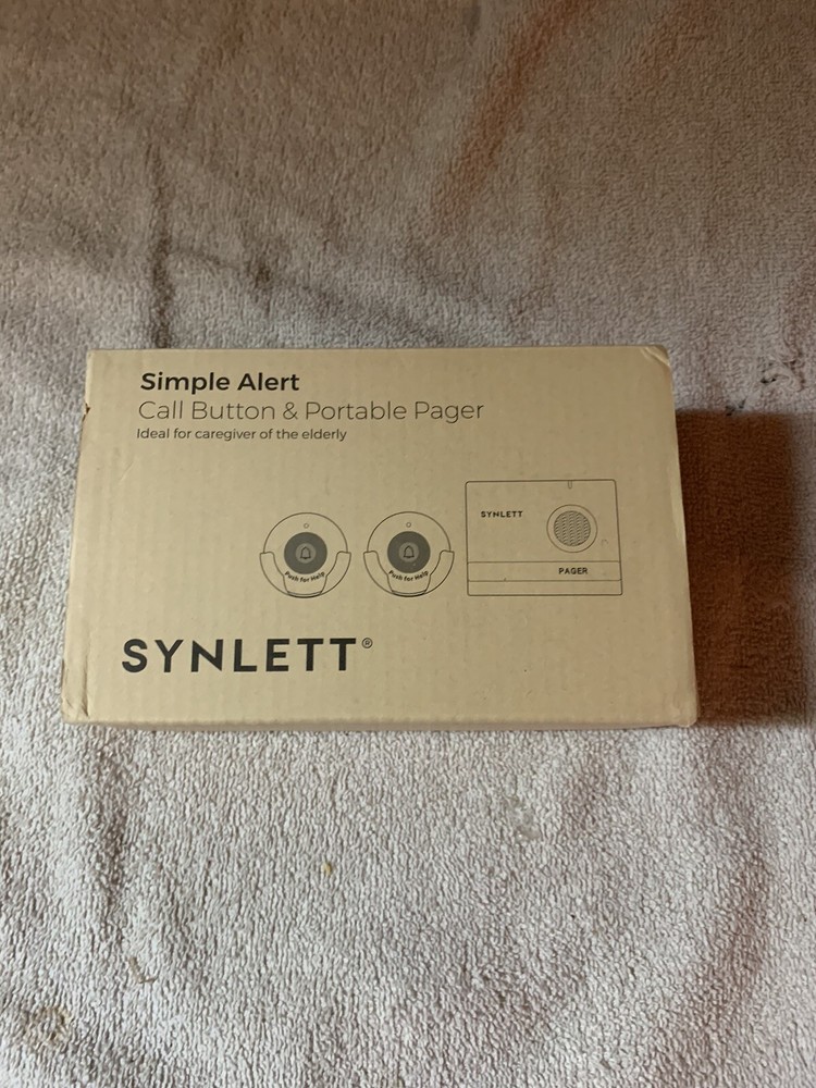 Synlett Caregiver Call Button & Portable Pager 2 Button Device