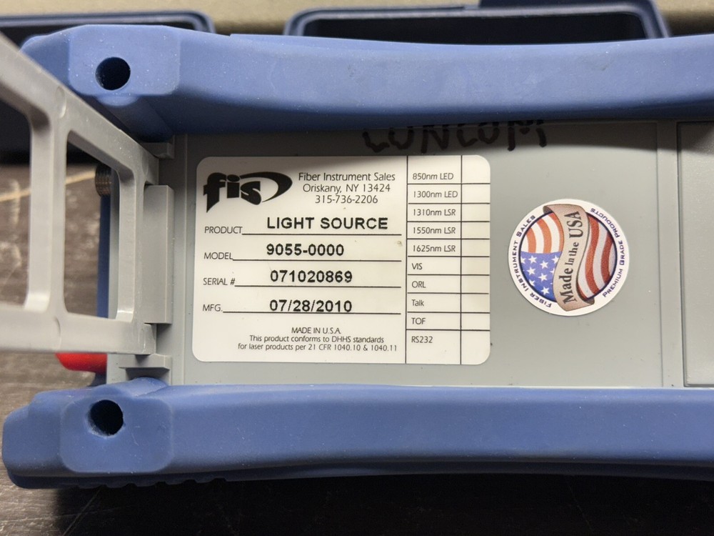 FIS Light Source & Power Meter Kit - A212