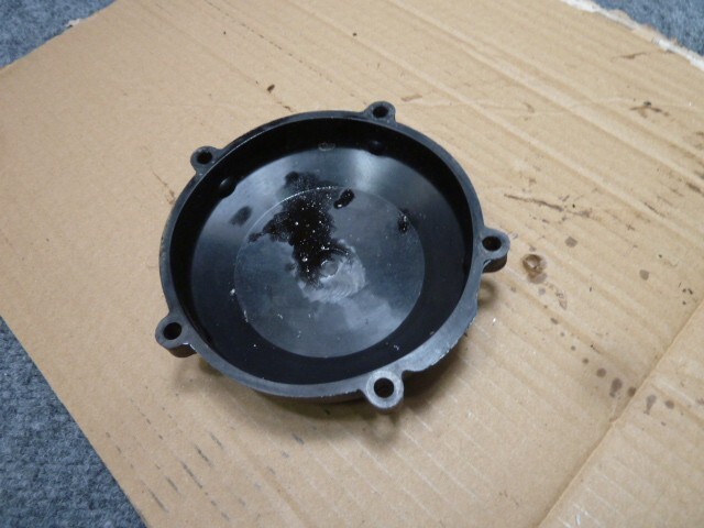 87 1987 KX125 stator left side cover cap lid motor engine crankcase