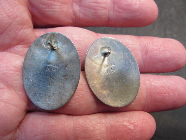 zuni earrings by Nancy Haloo
