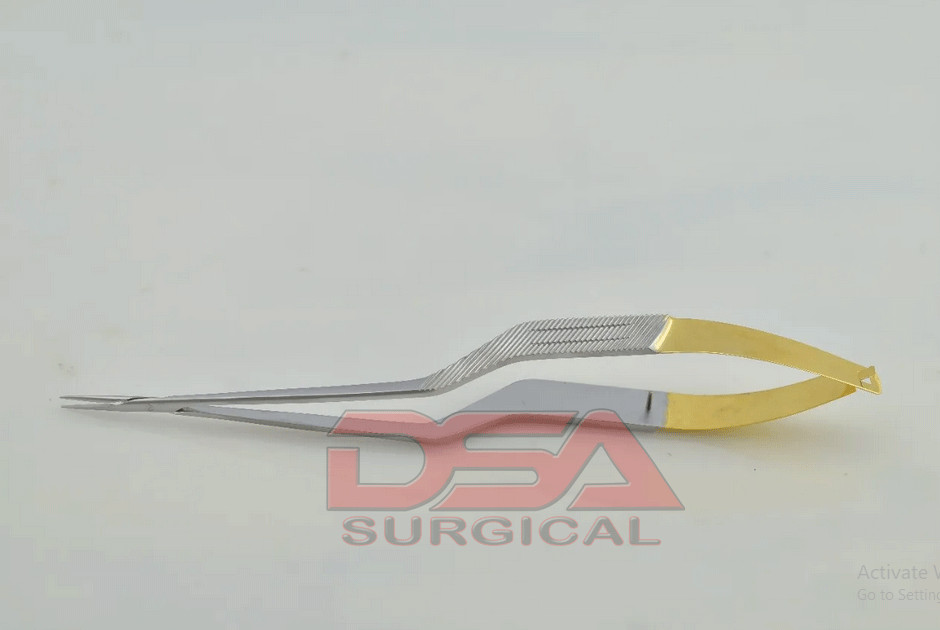 Kamiyama Micro Scissors Neurosurgery 18 cm,Bayonet Handle