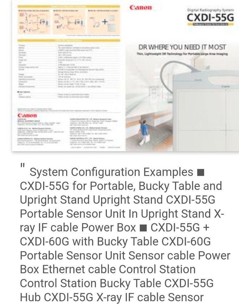 digital portable machine Canon cxdi NX