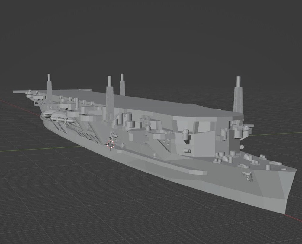 1:1800 IJN Ryujo Aircraft Carrier